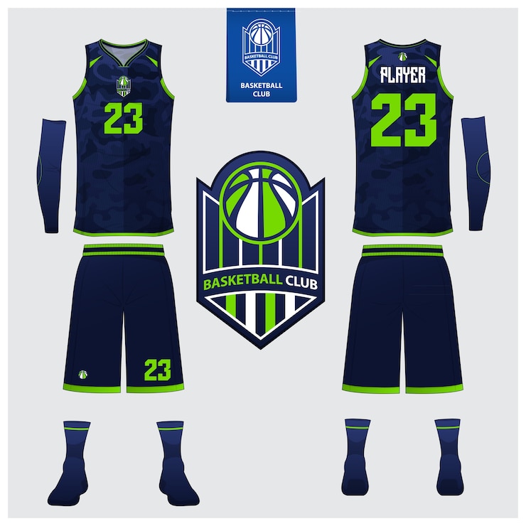 Vector basketball jersey template design