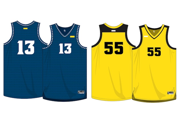 Basketball jersey template