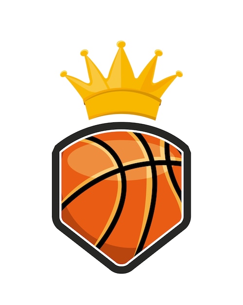 basketball league emblem classic