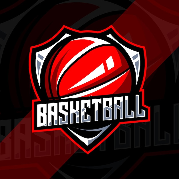 Basketball logo design template