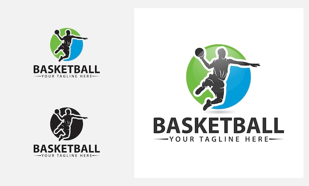 Basketball logo design template