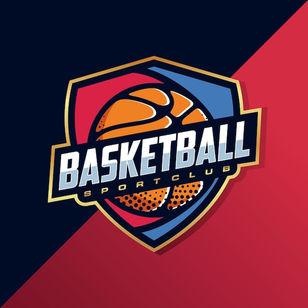 Vector basketball logo