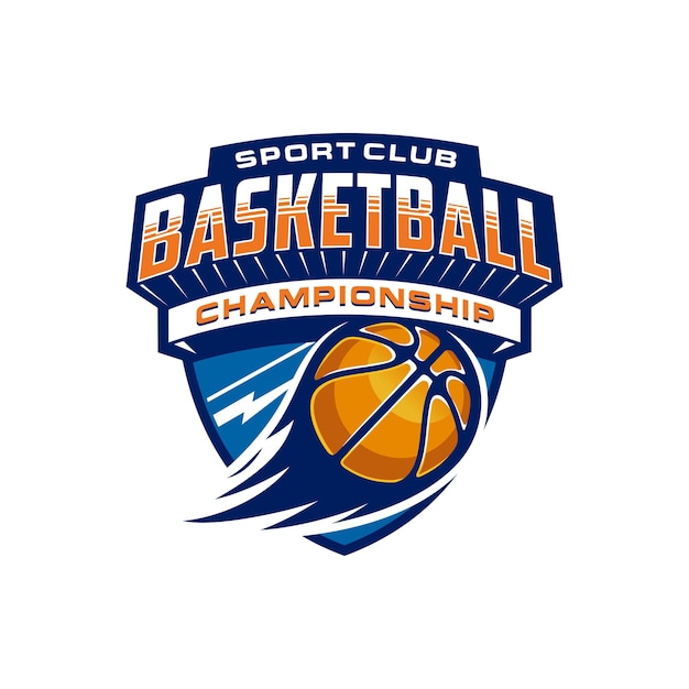 Vector basketball logo