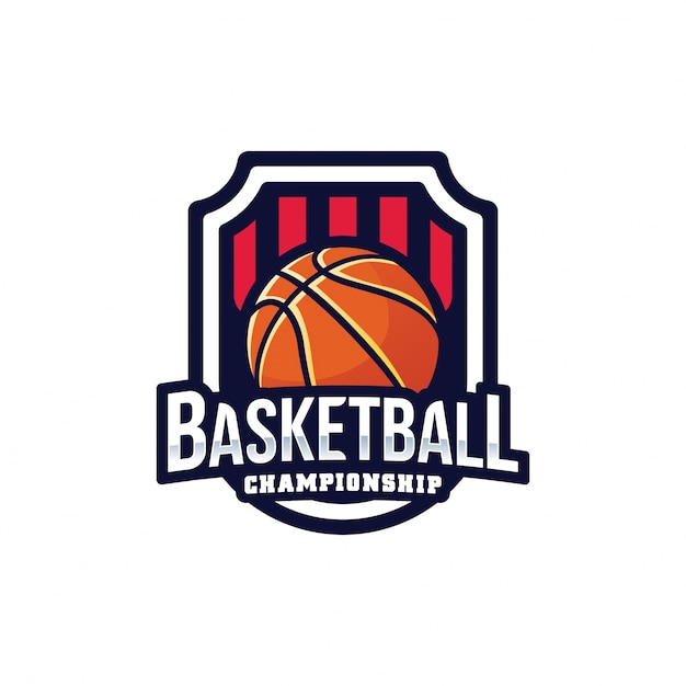 バスケットボールロゴ、アメリカンロゴスポーツ