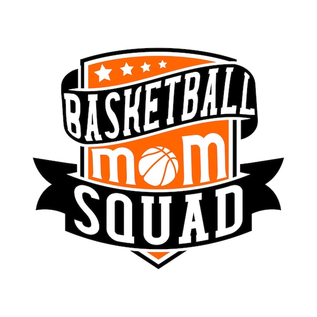 Basketball Mom Squad Vector Design