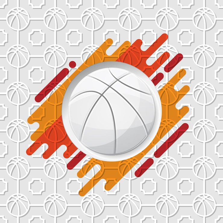 वेक्टर basketball orange background