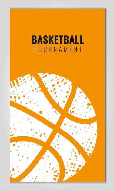 Basketball poster template