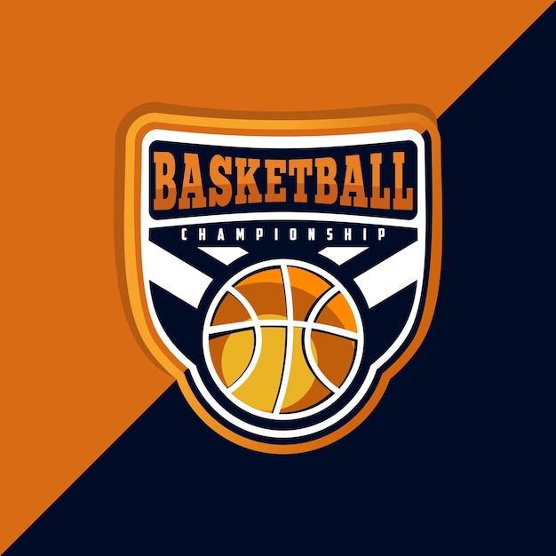 Vector basketball premium vector logo illustration