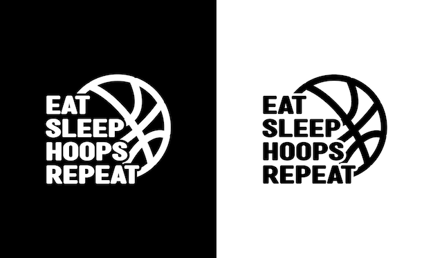 バスケットボールの引用 T シャツのデザイン、タイポグラフィ