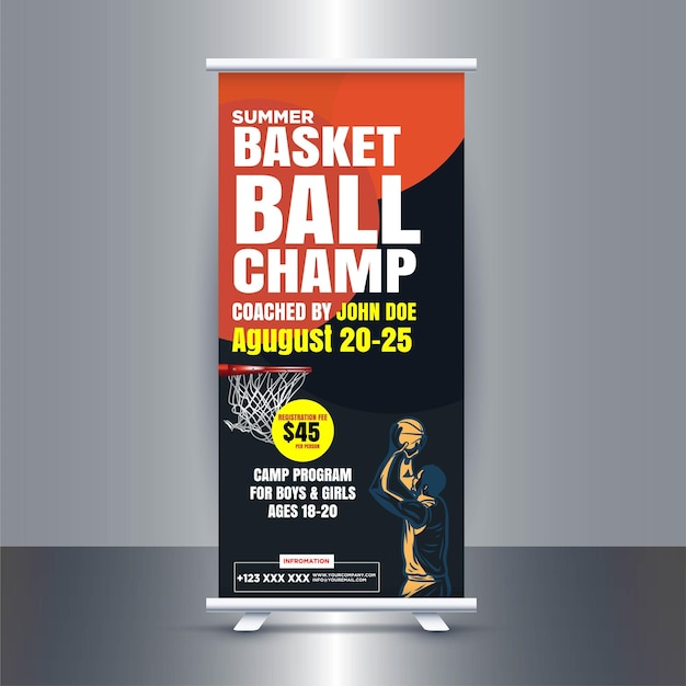 basketball Rollup banner