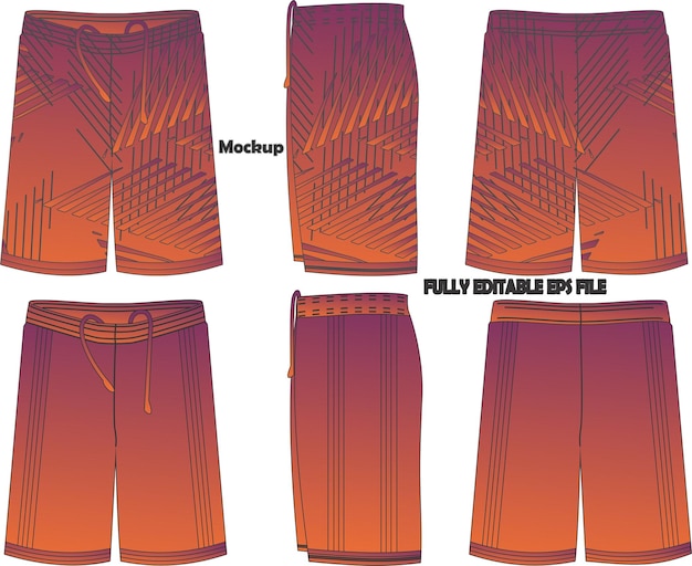 Basketball Short design for sports clubs