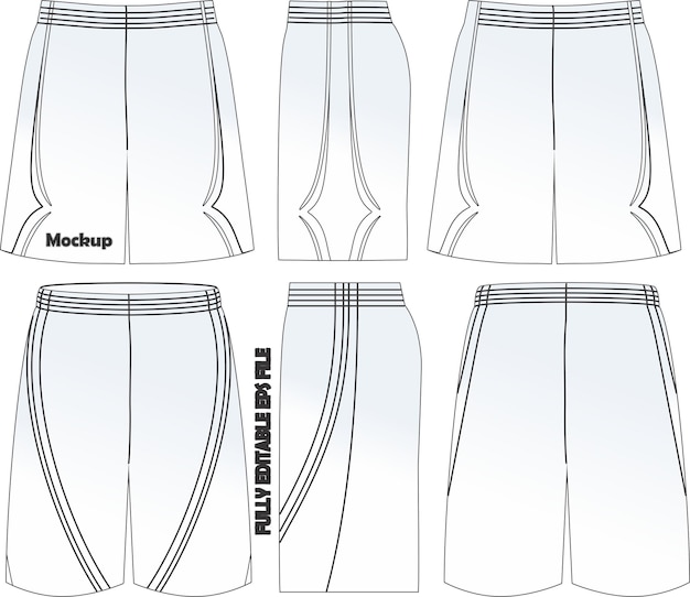 Basketball Shorts mock up