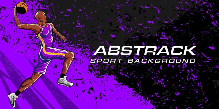 Basketball Sport Background Vector International Sports Day Banner Background