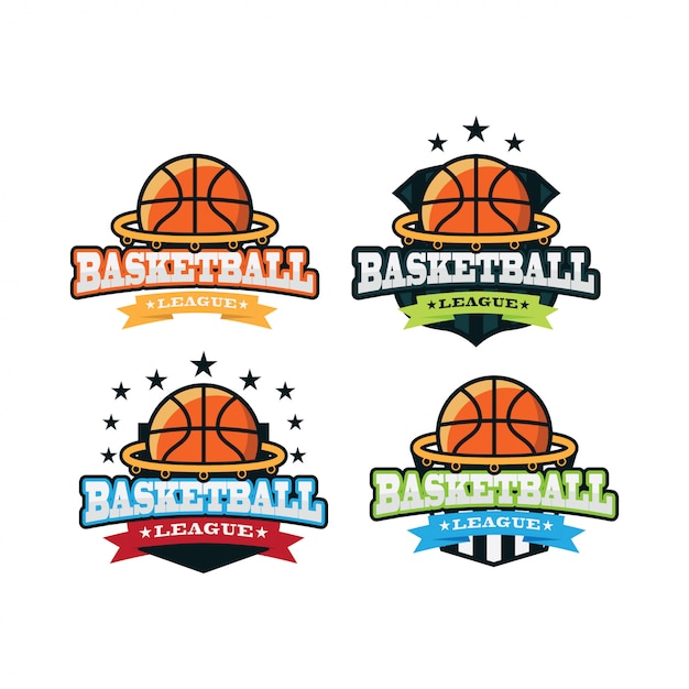 Basketball sport logo