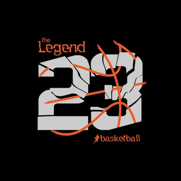 Premium Vector Basketball sport typography tee shirt graphics vectors