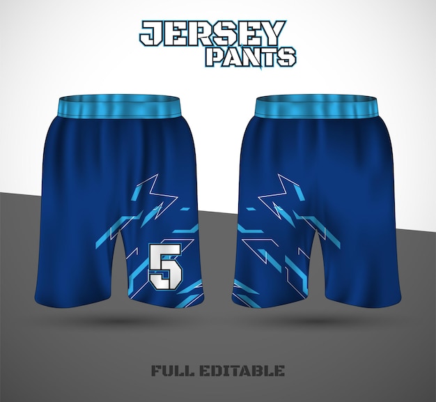 Basketball sports short template clothing