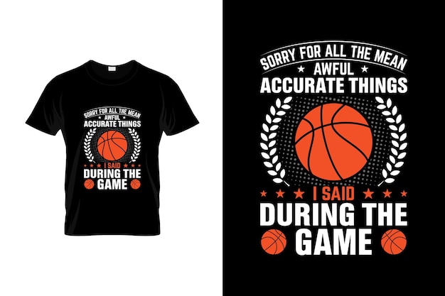 バスケットボールのTシャツのデザインまたはバスケットボールのポスターのデザイン、バスケットボールの引用、バスケットボールのタイポグラフィ