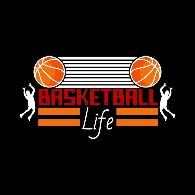 Basketball t-shirt design, Basketball typography, Vector illustration