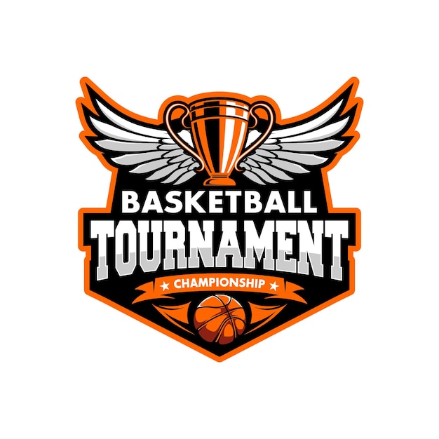 Basketball Tournament Logo Design vector