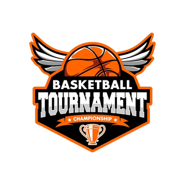 Basketball Tournament Logo Design vector