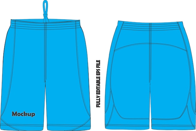 Basketball Uniform Jersey Shorts Mock ups