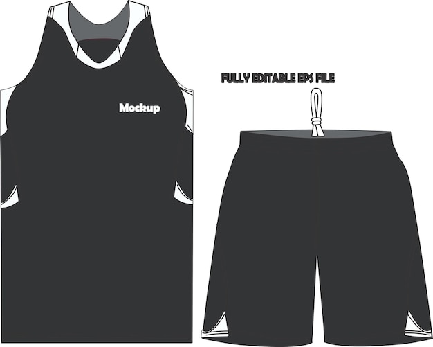 Basketball Uniform Jersey Shorts Mock ups