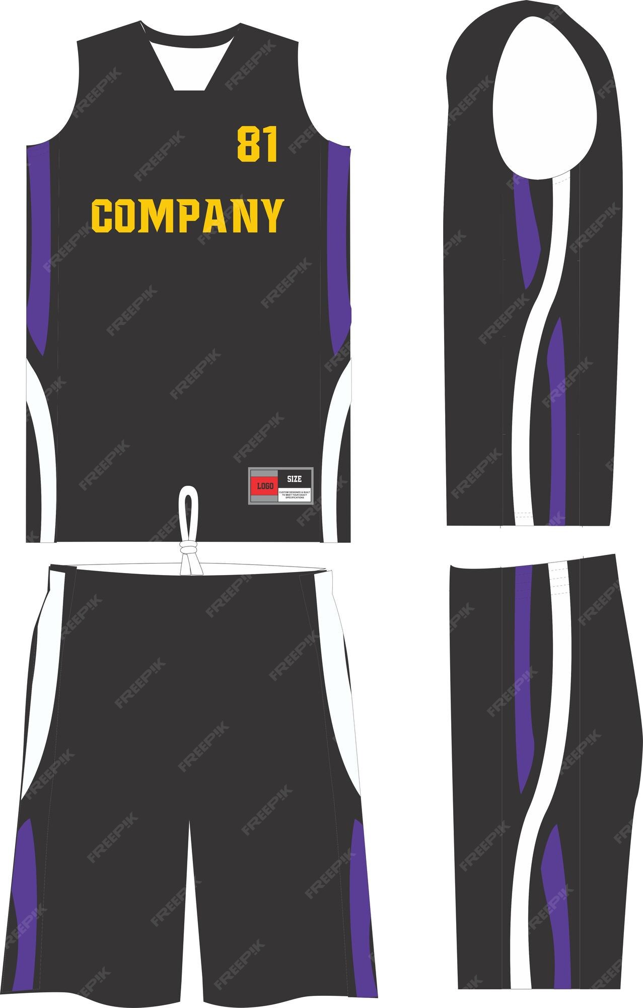 Premium Vector  Basketball uniform shorts template for basketball