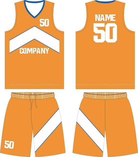 Modello di pantaloncini uniformi da basket per club di basket