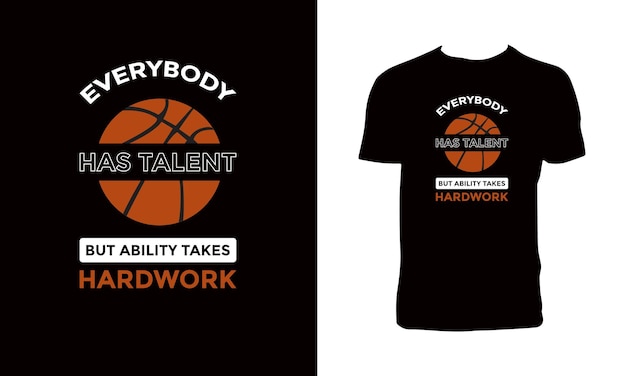 Basketball Vector T Shirt Design