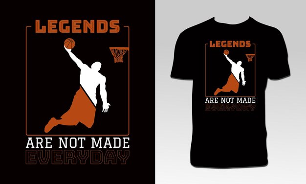 Basketball Vector T Shirt Design