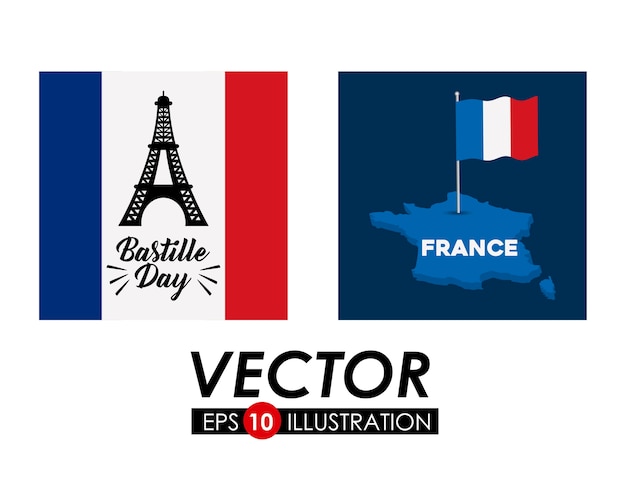 Bastille day design