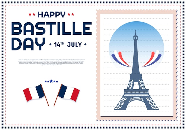 Bastille Day Template 08