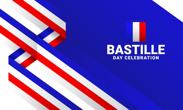 Vector bastille independence day event celebrate