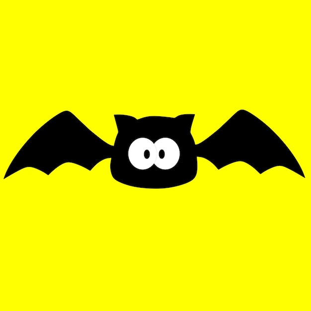 Vector bat animal cartoon drawing art sketch design