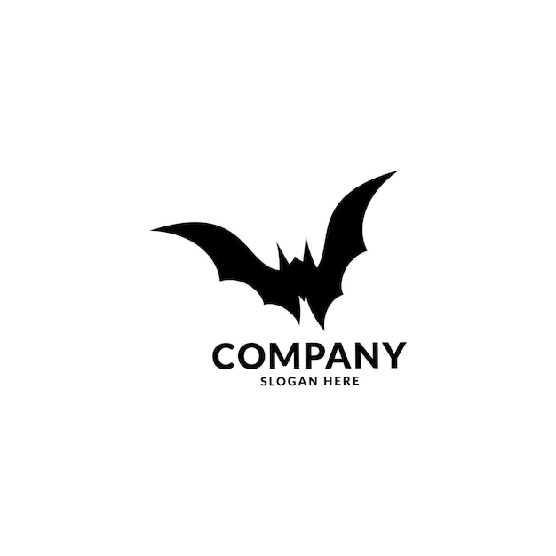 박쥐 동물 벡터 아이콘 로고 템플릿 일러스트 디자인.