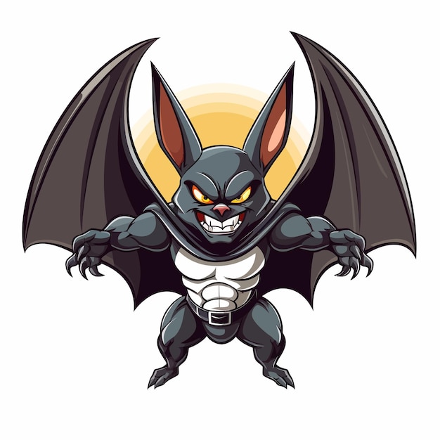 Vector bat_bugs_bunny_vector_illustration