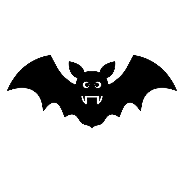 Bat icon vector on trendy design