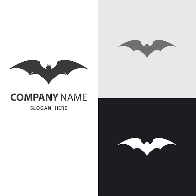 Bat images logo design