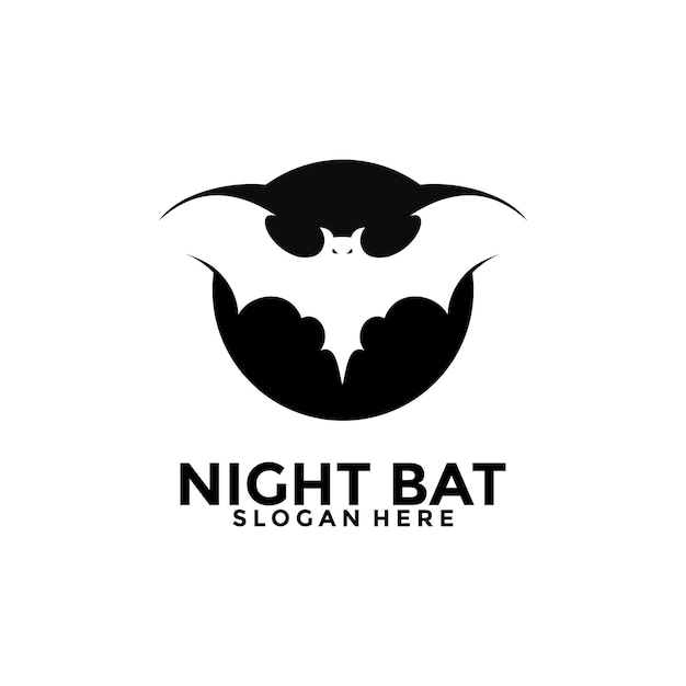 Vettore vettore del logo bat creative bats modello di progettazione del logo