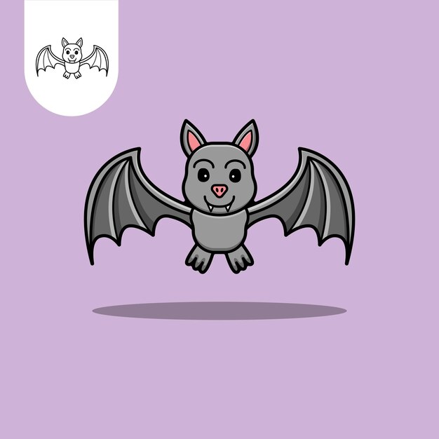 Vector bat logo