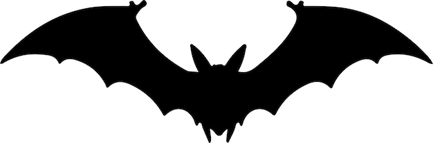 Vector bat silhouette