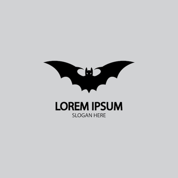 Bat vector icon logo template illustration design