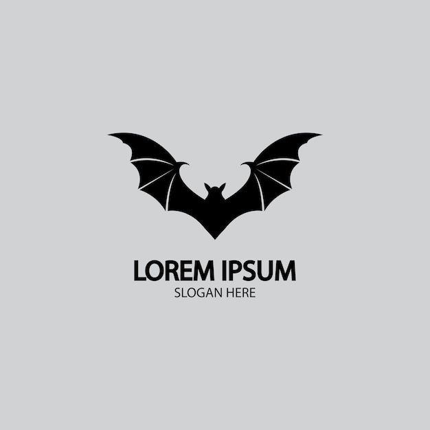 Bat vector icon logo template illustration design