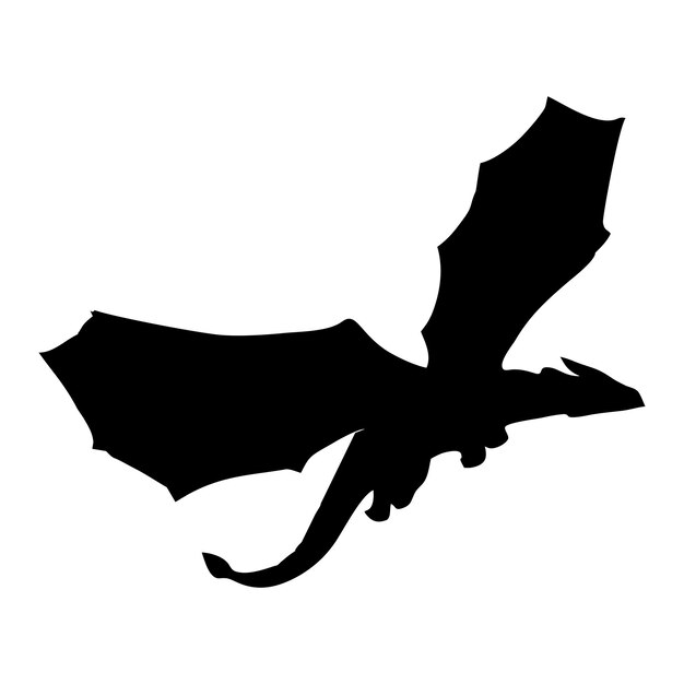 Vector a bat with a black silhouette on it