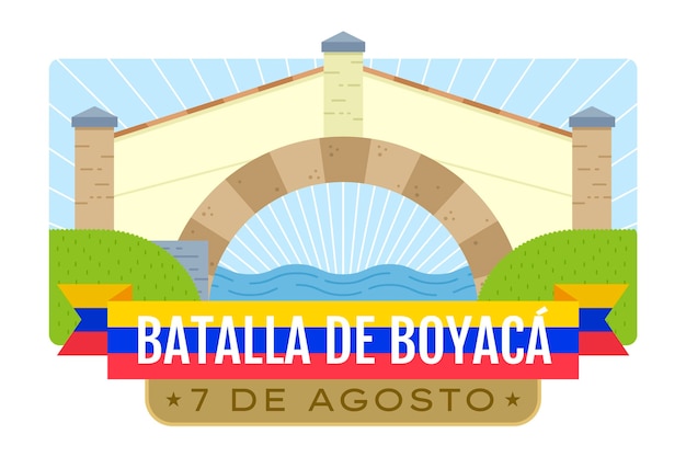 Batalla de boyaca illustration