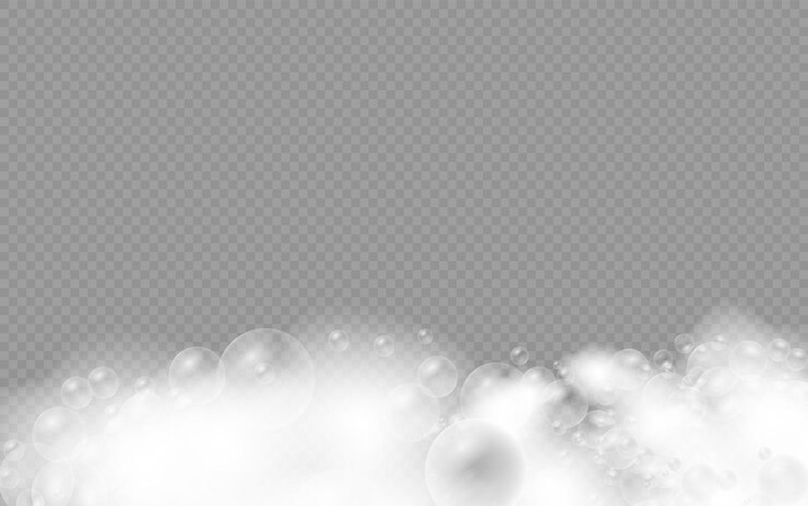 Vector 샴푸 거품 절연 목욕 거품