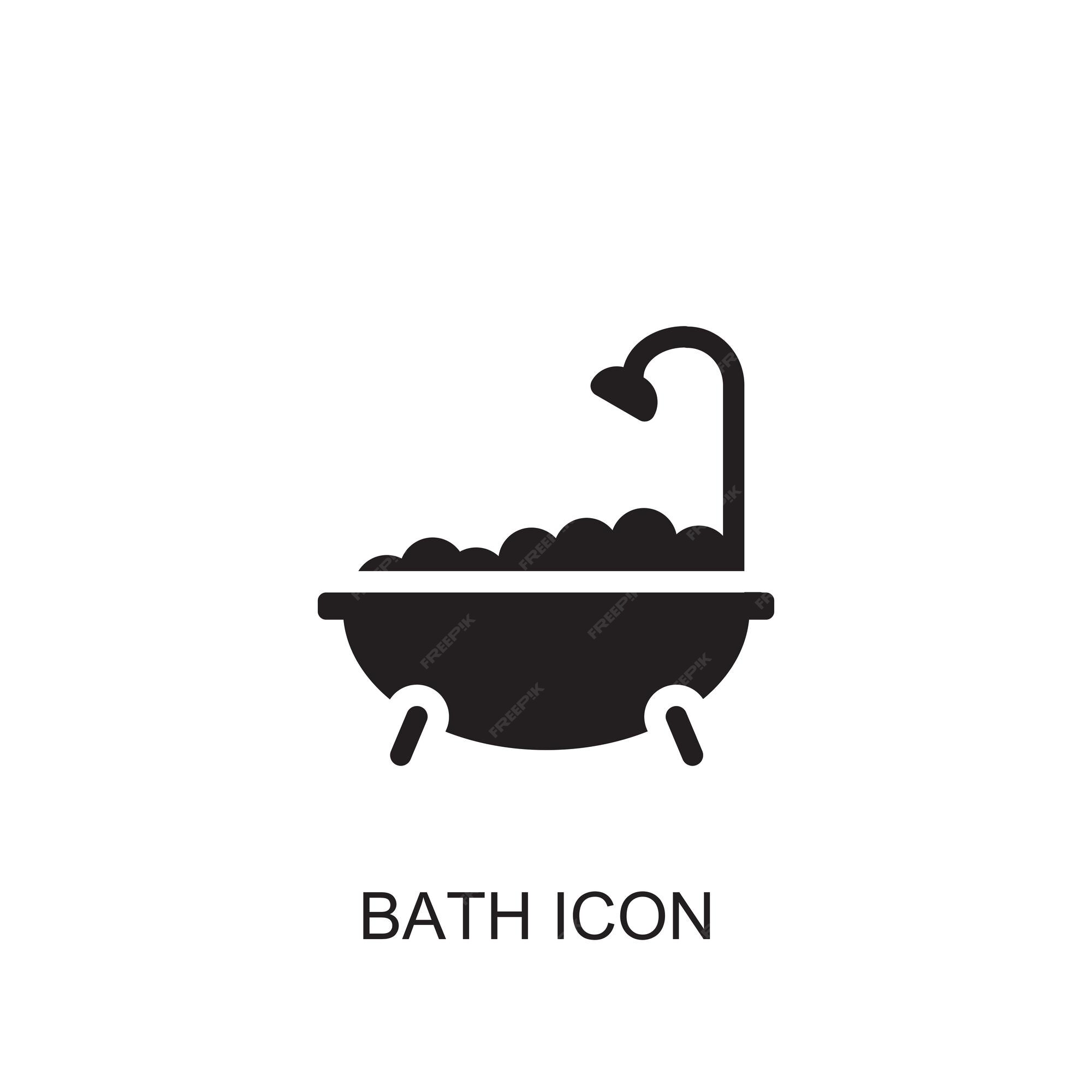 Premium Vector | Bath vector icon icon