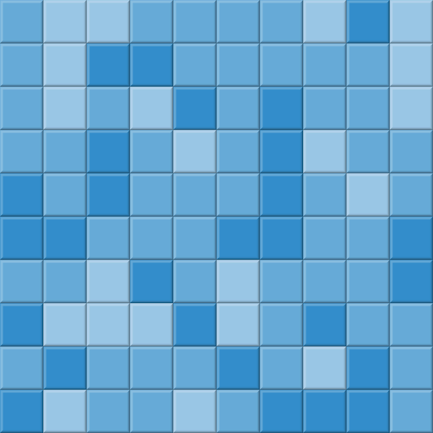 Vector bathroom blue tile background