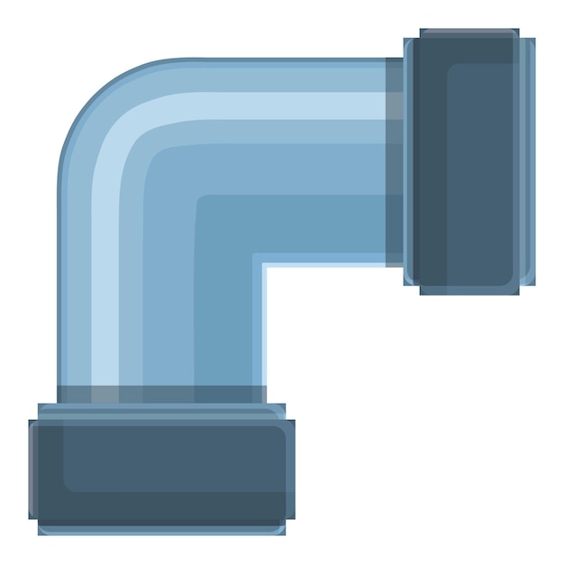 Vettore icona del tubo del bagno caricatura di icona vettoriale del tubo del bagno per il web design isolata su sfondo bianco