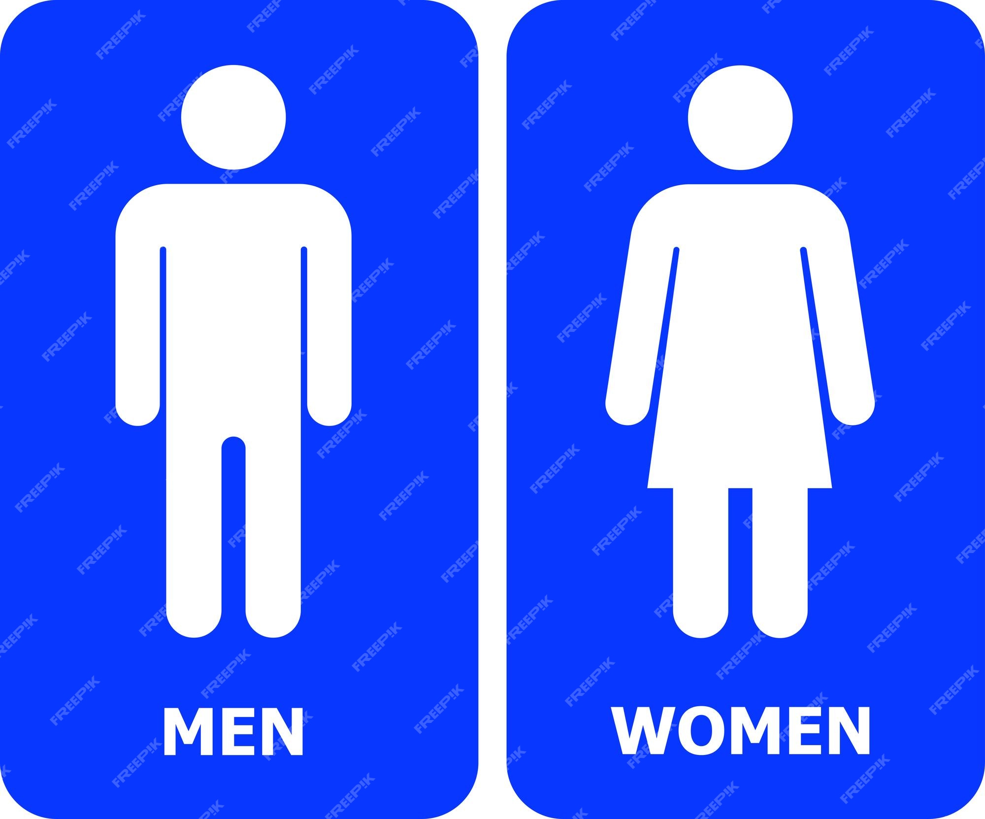 man toilet sign